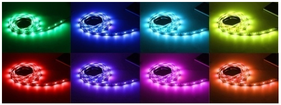 Multi Led Light Strip with remote