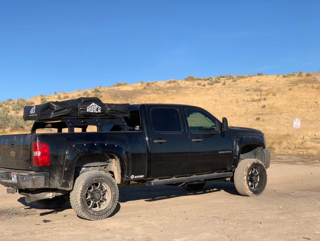 Gmc sierra roof top tent best sale