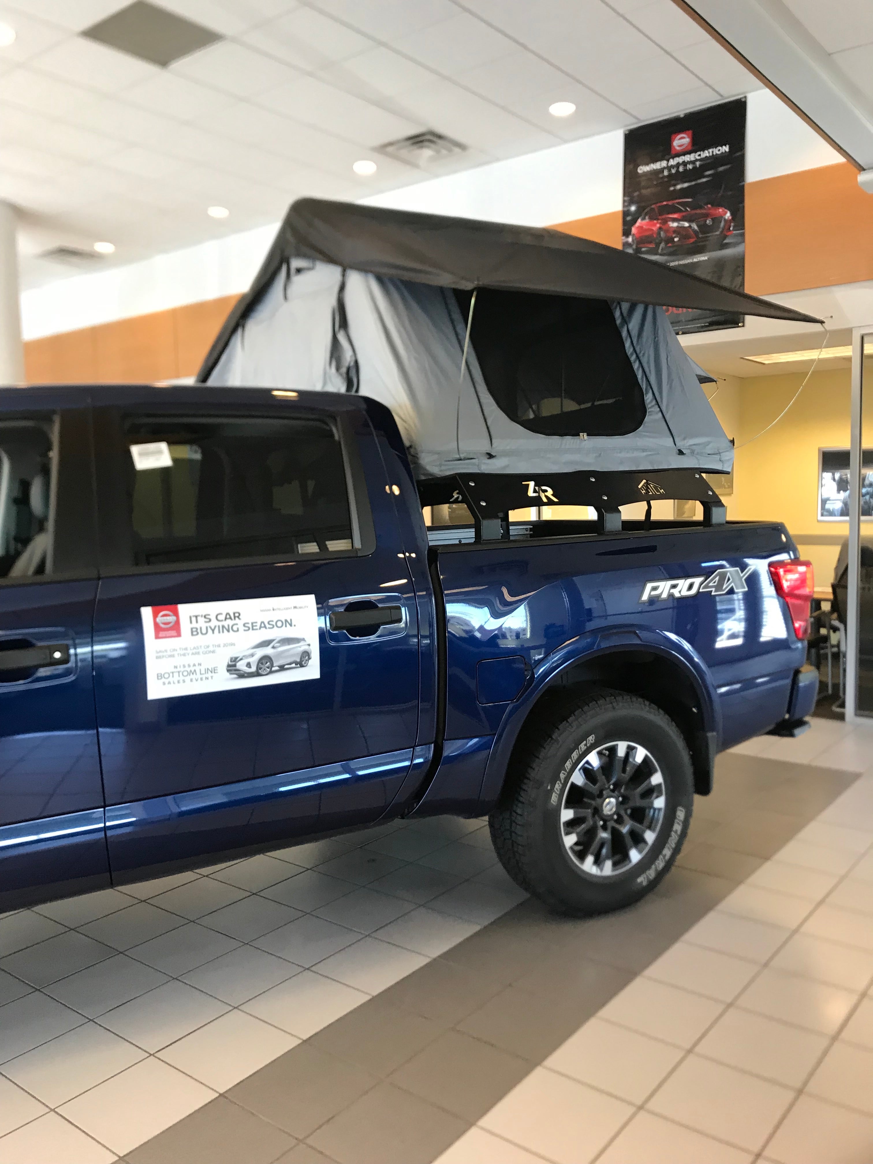 Low Style - RTT - Universal Truck Bed Rack – Hutch Tents